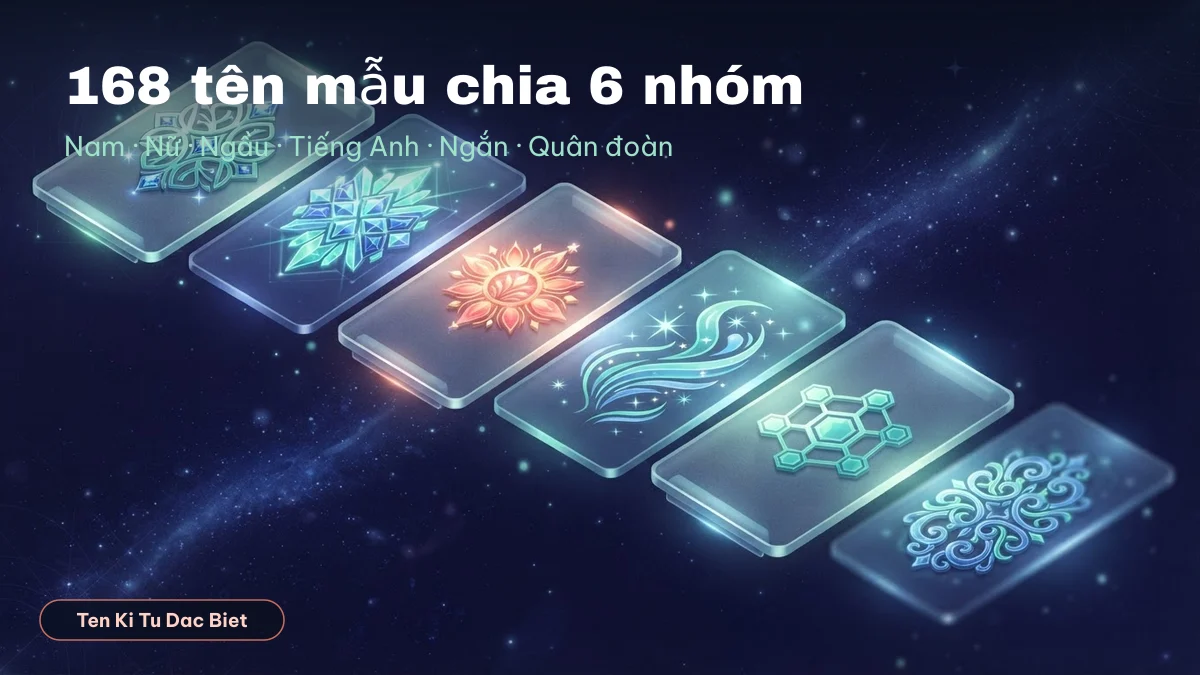 Bộ tên Free Fire mẫu chia theo nam nữ ngầu tiếng Anh ngắn và quân đoàn